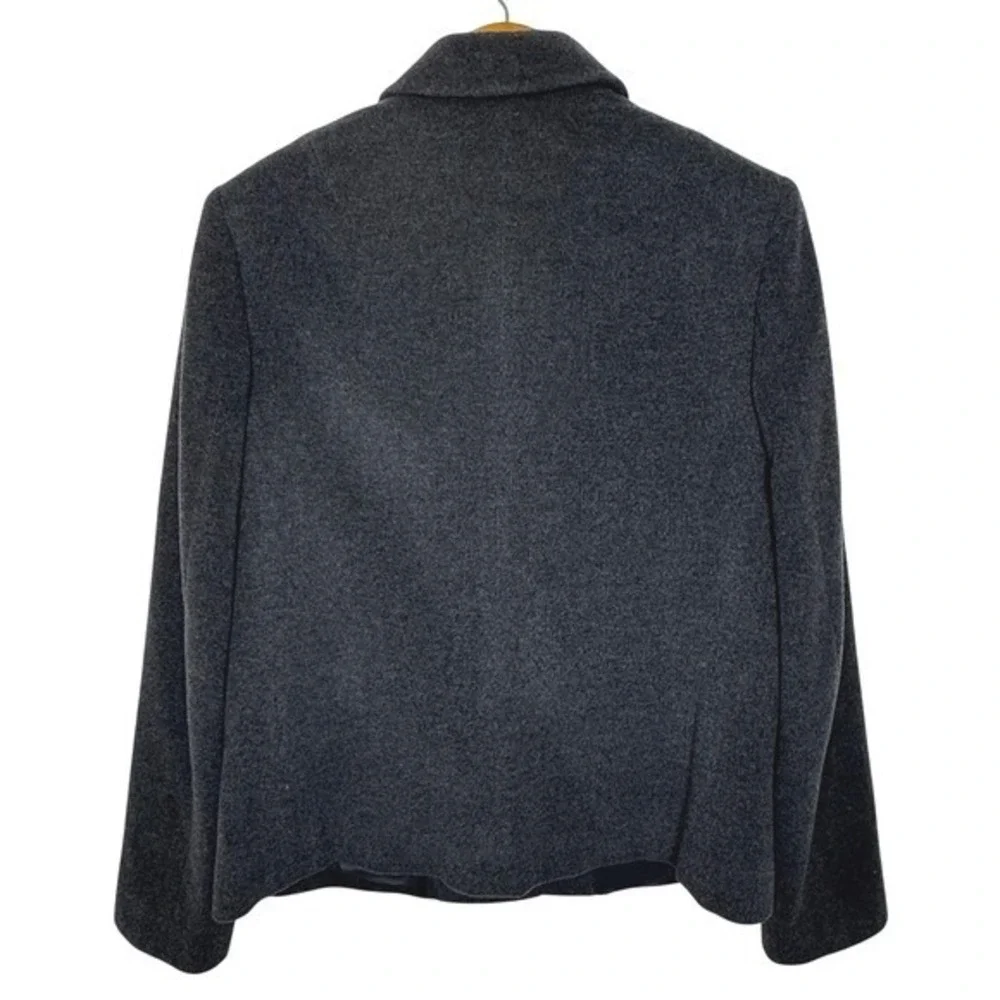 Vintage Casual Corner Wool/Cashmere Blazer Medium Gray‎